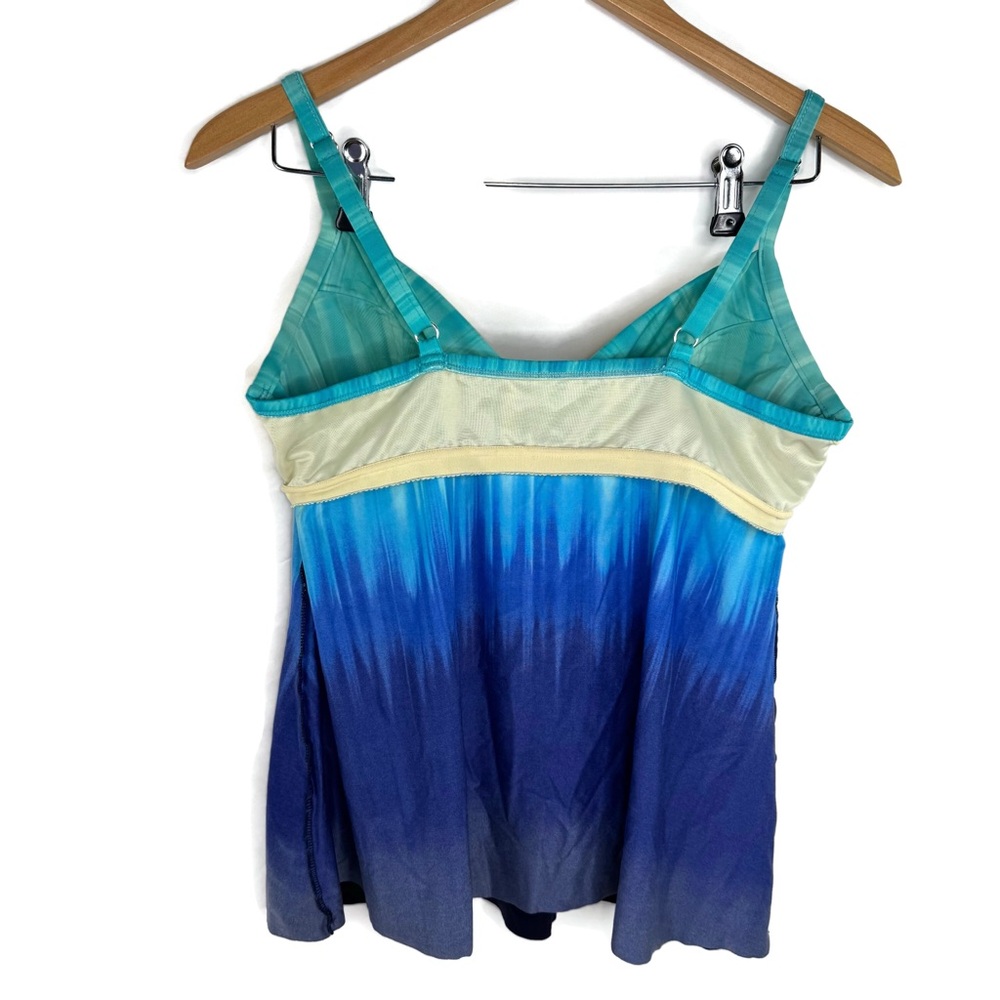 Miraclesuit Oceanic Blue Swimwear Underwire, sewn in cups size 10 - Picture 5 of 7